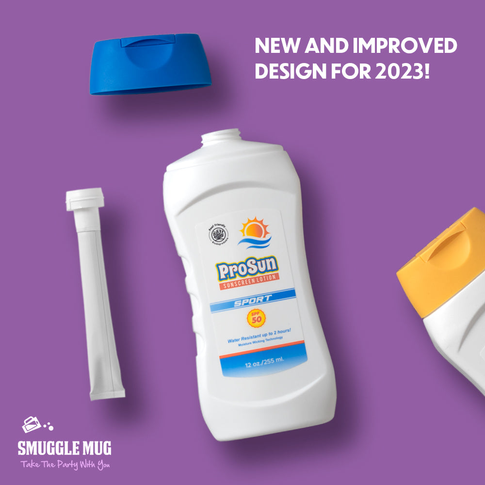 SunFlask- Sunscreen Dispensing 9 oz Hidden Flask, image size:1000x1000