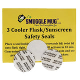 Ice Box Flask by Smuggle Mug - 17oz Disguised Flask - Totally Opaque - Adhesive Lid Seals - Custom Designed for Easy Pour and Cleaning