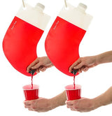 Christmas Santa’s Stocking Flask 2.25L with hanging clip