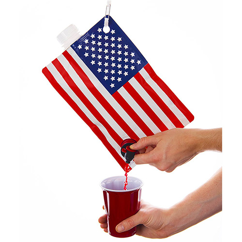 USA Flag Flask - 2 liter